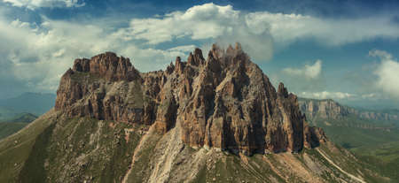 Mother-in-law teeth mountainの写真素材
