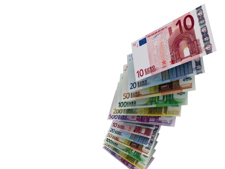 Euro banknotesの写真素材