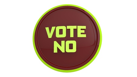 Vote Noの写真素材