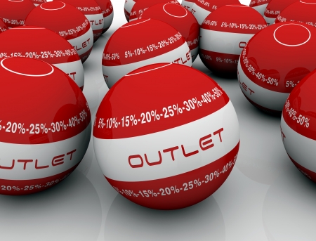 Outletの写真素材
