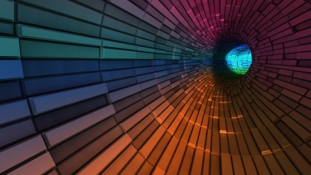 Gradient Tunnelの写真素材