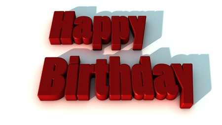 Happy birthdayの写真素材