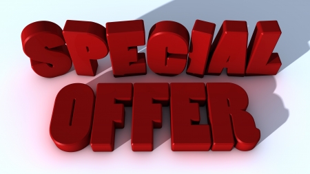 Special offerの写真素材