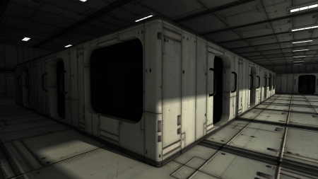 Futuristic interior  SCIFI
