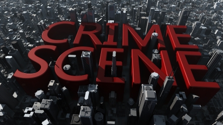 Crime sceneの写真素材