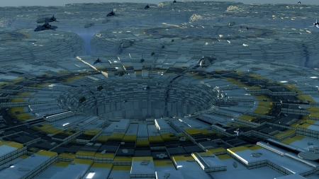 Scifi cityの写真素材