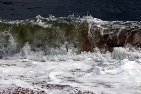 Waves stormの写真素材