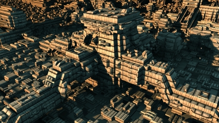 Scifi cityの写真素材