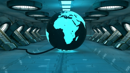 Futuristic interior  SCIFI