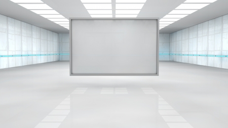 Futuristic interior  SCIFIの写真素材