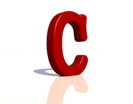 Letter cの写真素材