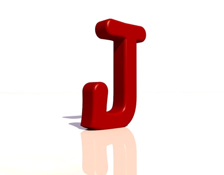 Letter jの写真素材