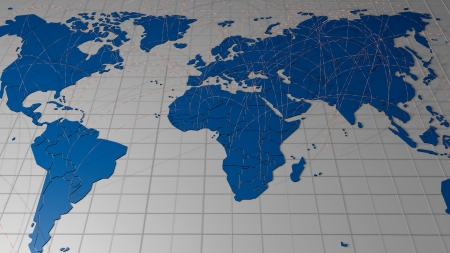 Planet earth connectの写真素材