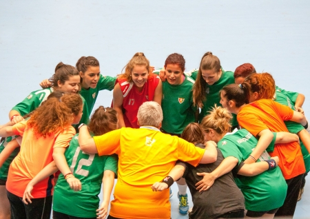 GCUP 2013 Handball. Granollers. International Handball Tournamentのeditorial素材