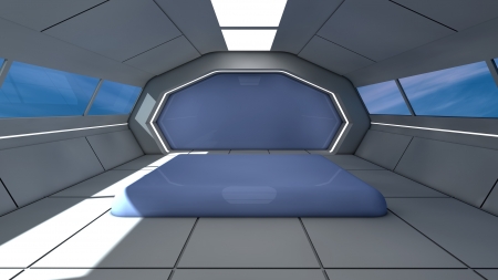 Futuristic interiorの写真素材