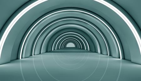 Futuristic interiorの写真素材