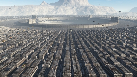 Scifi cityの写真素材