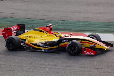 World Series by Renault Circuit de Catalunya  Barcelona-Spain  19 - 20 October 2013 Team  FORTEC MOTORSPORTS Driver  Stoffel VANDOORNEのeditorial素材