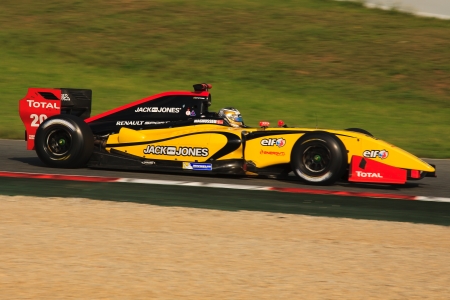 World Series by Renault Circuit de Catalunya  Barcelona-Spain  19 - 20 October 2013 Team  DAMS Driver  Kevin Magnussenのeditorial素材