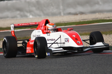  World Series by Renault Circuit de Catalunya  Barcelona-Spain  19 - 20 October 2013 Team TECH 1 RACING Driver  Egor Orudzhevのeditorial素材