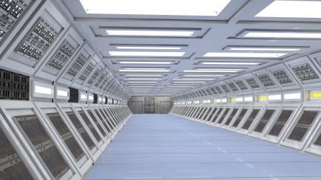 Futuristic interior  の写真素材