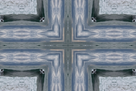 Kaleidoscope illusionの写真素材