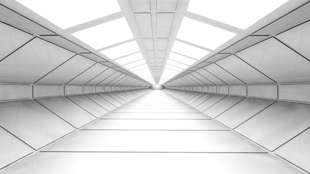 Futuristic interior  SCIFIの写真素材
