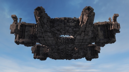 SCIFI UFOの写真素材