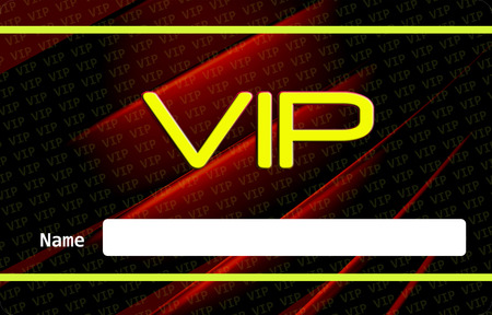 VIP cardの写真素材