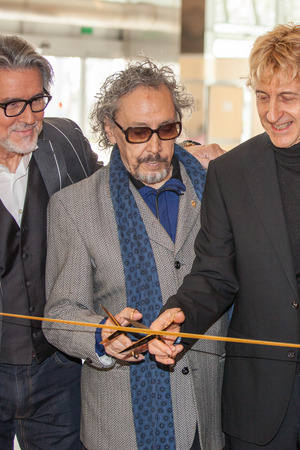 Spanish top 3 hairdressers  Ll Llongueras, A Cerdán, J Pons at STS Beauty Barcelona 2014のeditorial素材