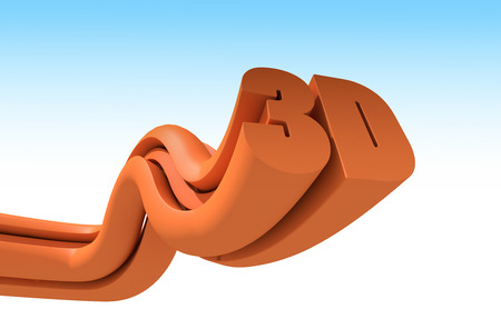 3d extrude の写真素材
