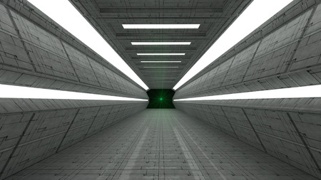 Futuristic interiorの写真素材