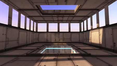 SCIFI architectureの写真素材
