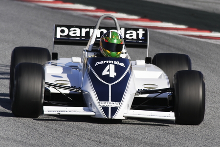Spirit of Montjuïc  Catalunya Classic Revival   05 april, 2014  Circuit de Catalunya  Barcelona Spainのeditorial素材