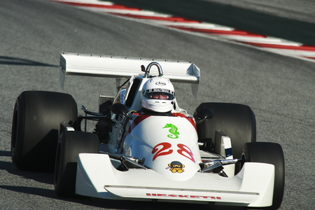 Spirit of Montjuïc  Catalunya Classic Revival   05 april, 2014  Circuit de Catalunya  Barcelona Spainのeditorial素材