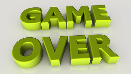 Game overの写真素材