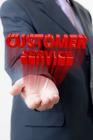 Businessman customer serviceの写真素材