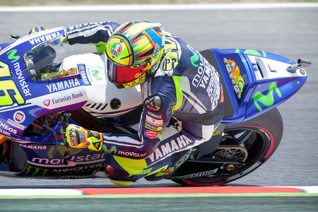 Monster Energy Grand Prix of Catalunya MotoGP  Driver Valentino Rosi  MOVISTAR YAMAHATEAMのeditorial素材