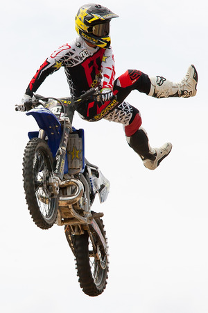 Rider Libor Podmol  FMX Freestyle Extreme Barcelona 2014  Barcelona, Spain  29 june, 2014 のeditorial素材