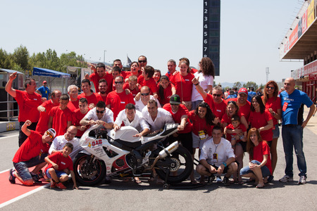 Team Gas Endurance  24 hours OF CATALONIA Motorcycling competition  July, 5, 2014のeditorial素材