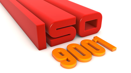 ISO 9001 textsの写真素材