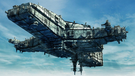 3d UFOの写真素材