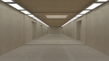Futuristic corridor