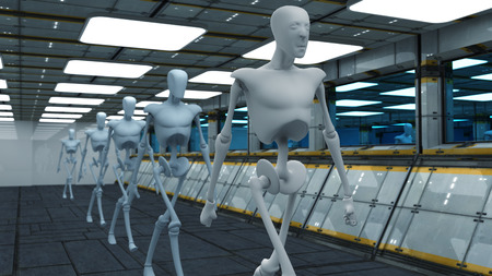 SCIFI Robotsの写真素材