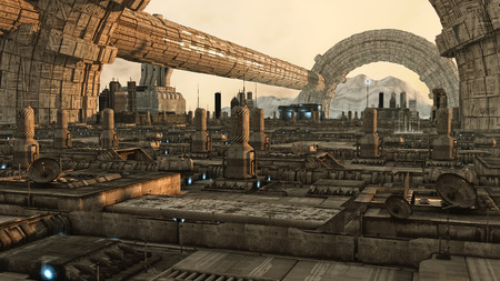 Futuristic cityの写真素材