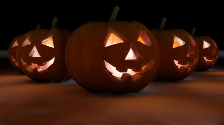 Halloween pumpkinの写真素材