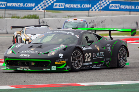 Driver Nicola CADE. Team Kessel Racing. 24 Hours of Barcelona.  Fermi Velez Championship. Barcelona,...