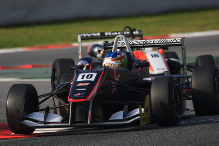Driver Nelson MASON. EUROFORMULA OPEN. International GT Open. Barcelona, Spain. November 1, 2014.のeditorial素材