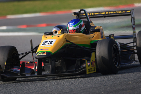 Driver Alessio ROVERA. EUROFORMULA OPEN. International GT Open. Barcelona, Spain. November 1, 2014.のeditorial素材