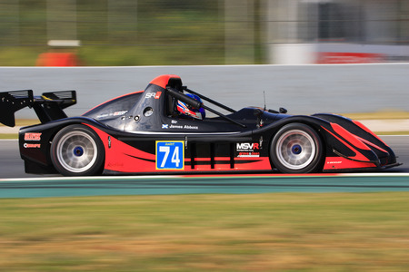 Driver Sir James Abbott. Radical European Masters.International GT Open. Barcelona, Spain. November 2, 2014.のeditorial素材